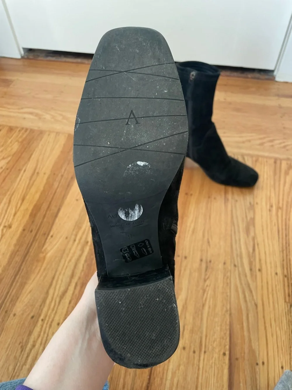 Aquatalia Suede Sock Boots - Picture 5 of 6